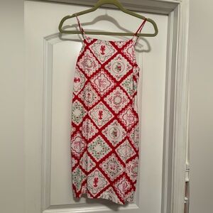 NWOT Monteau Linen Sun Dress with hidden slit pockets